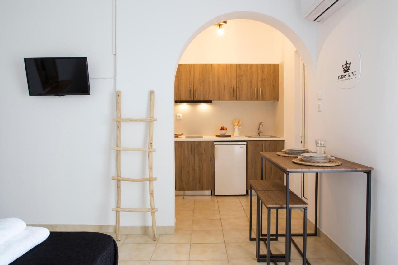Paros King Aparthotel Alikí Eksteriør bilde