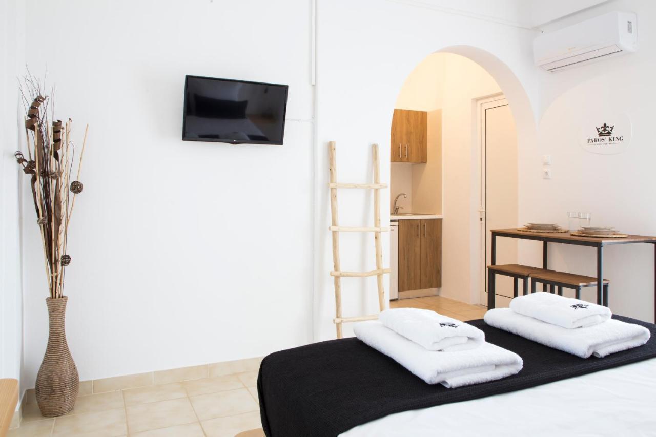 Paros King Aparthotel Alikí Eksteriør bilde